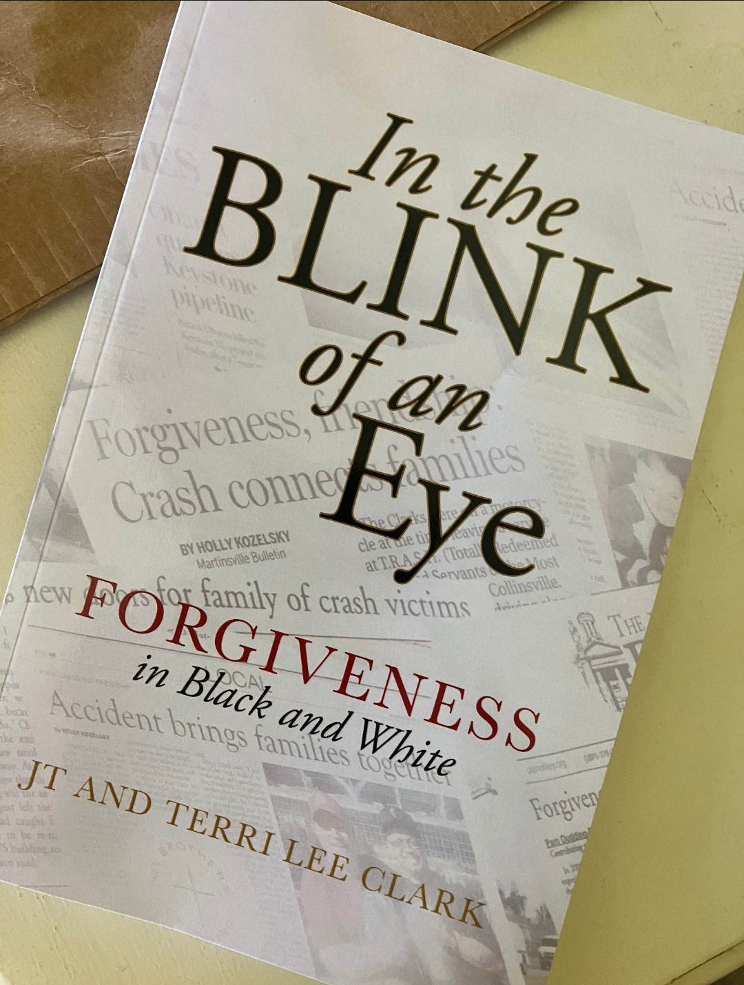 In The Blink of an Eye: Forgiveness in Black and White Paperback